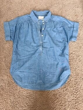 J. Crew Light Blue Denim Pullover Top - Women